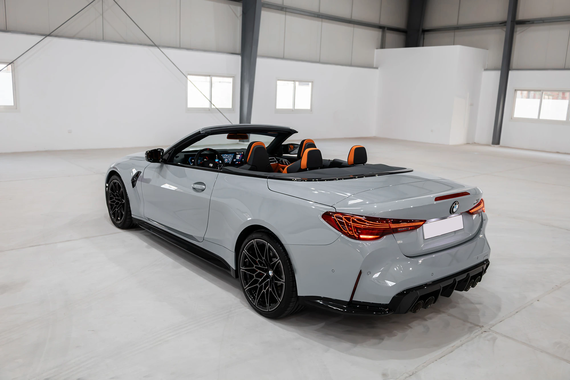 BMW M4 Wettbewerb Cabrio Grau Neue Generation BMW M4 Wettbewerb Cabrio Grau Neue Generation