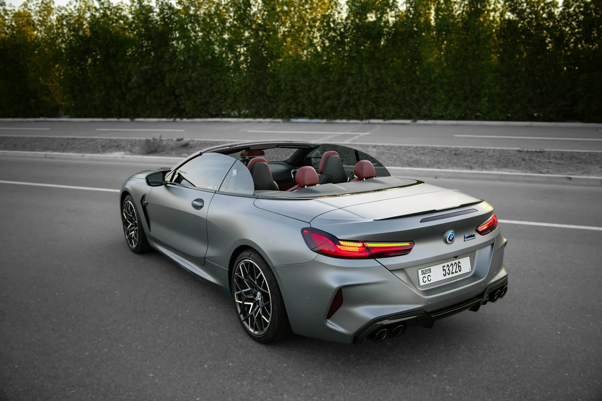 BMW M8 Competition Convertible Grey Matte