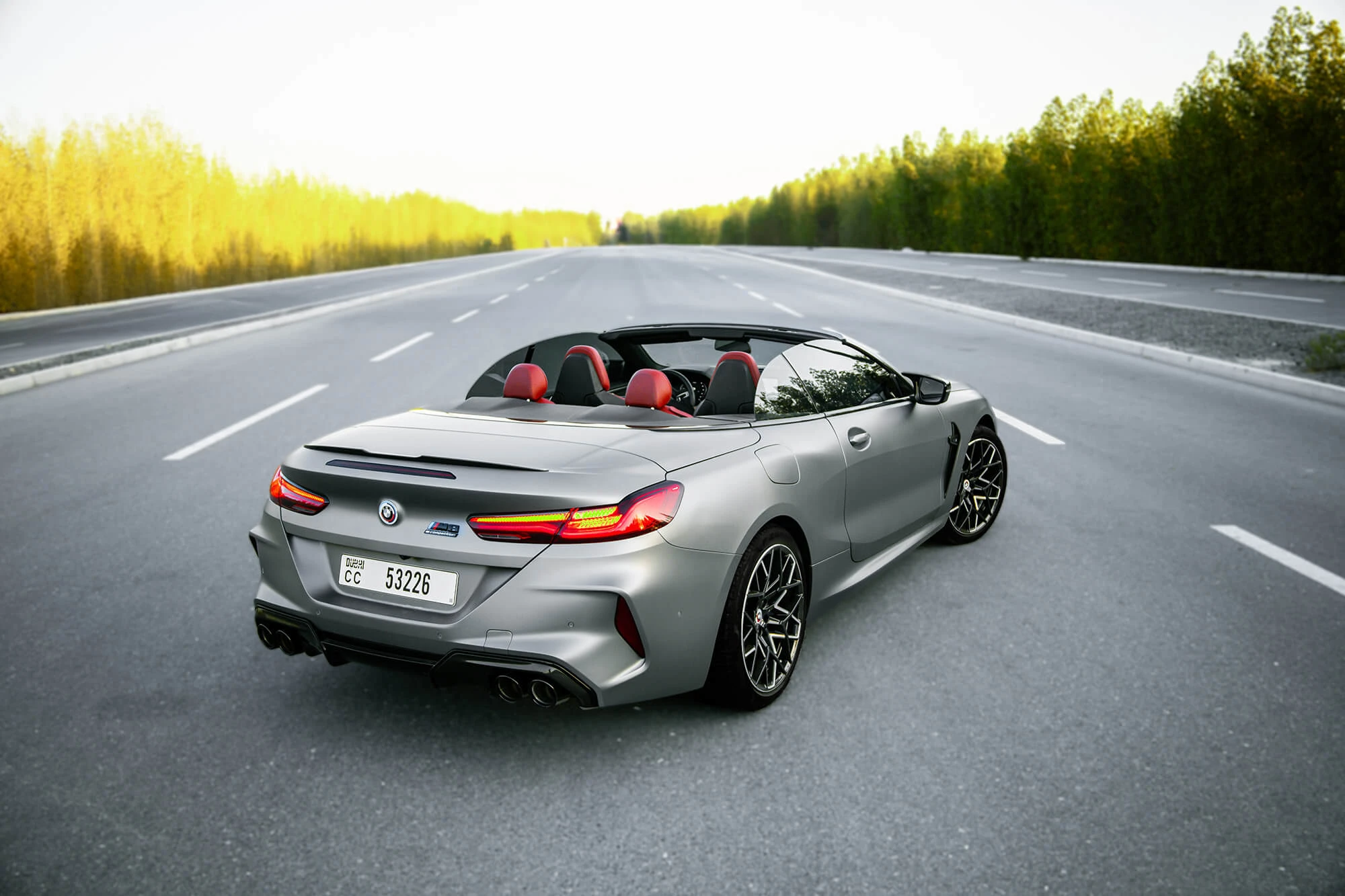 BMW M8 Competition Convertible Grey Matte