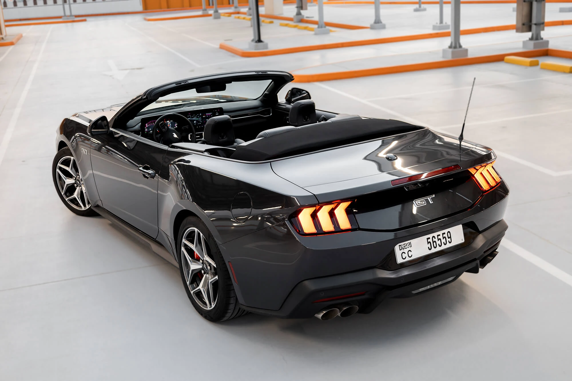 Ford Mustang GT Cabrio Neue Generation Grau