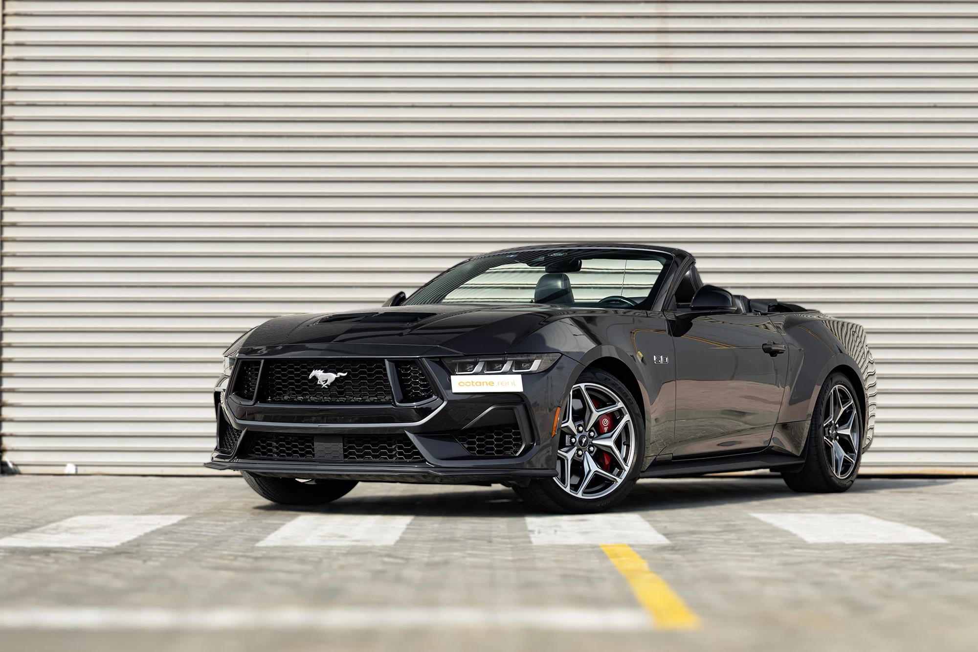Ford Mustang GT Convertible New Gen Grey Ford Mustang GT Convertible New Gen Grey