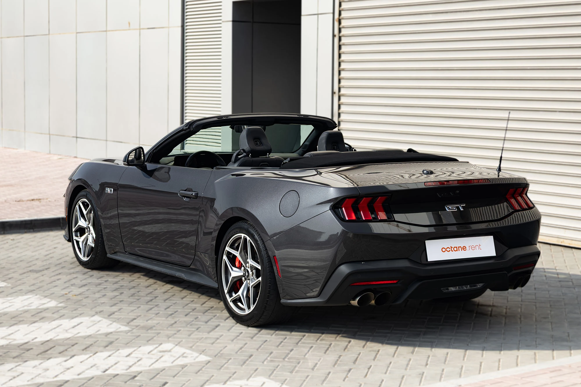 Ford Mustang GT Convertible New Gen Grey Ford Mustang GT Convertible New Gen Grey
