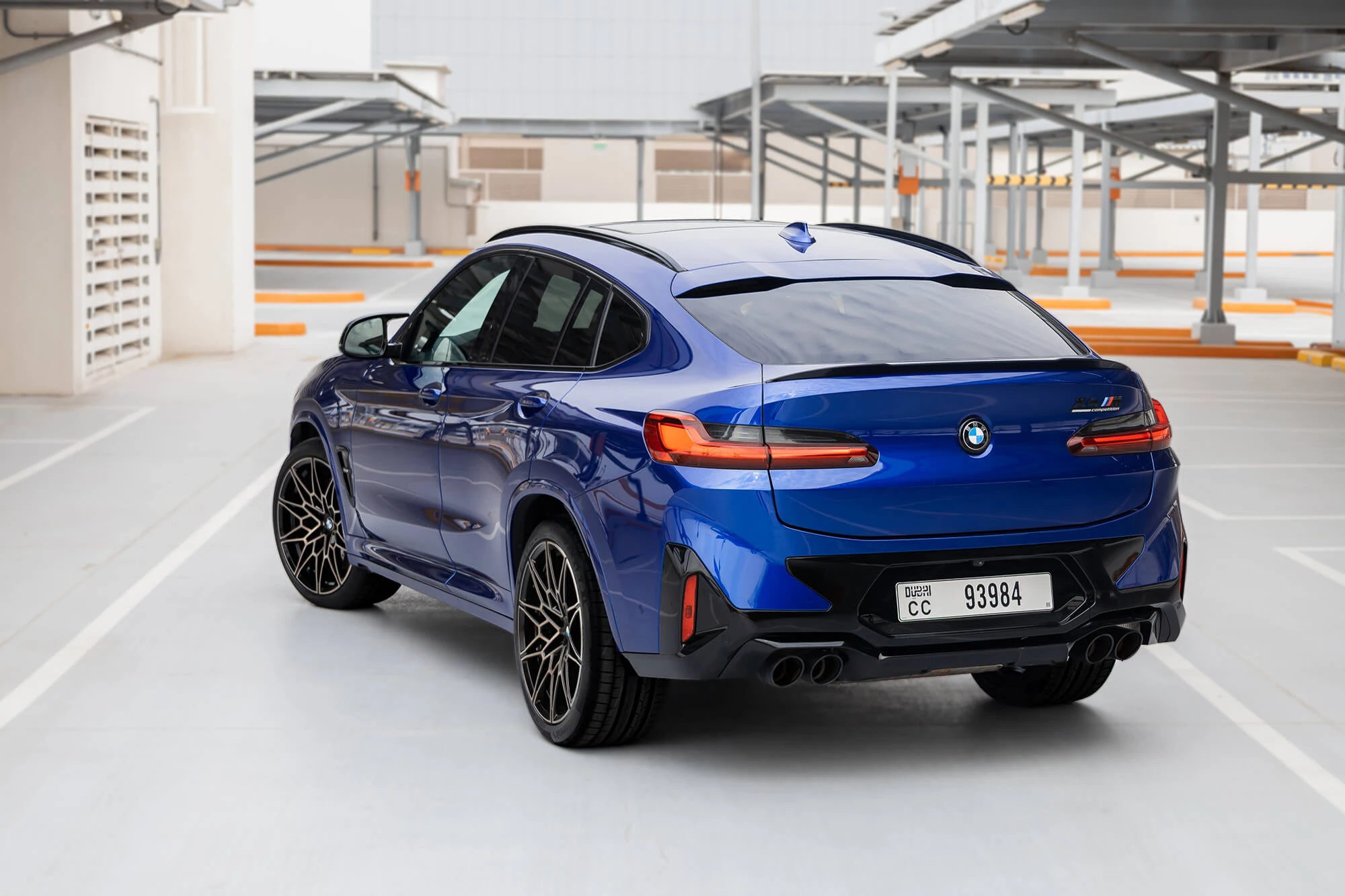 BMW X4M Competition темно-синий