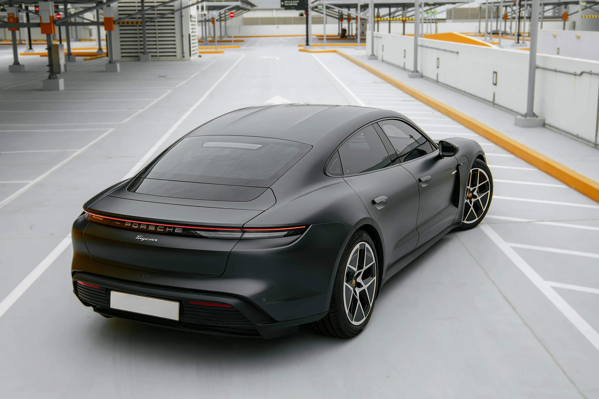 Porsche Taycan Grey Matte