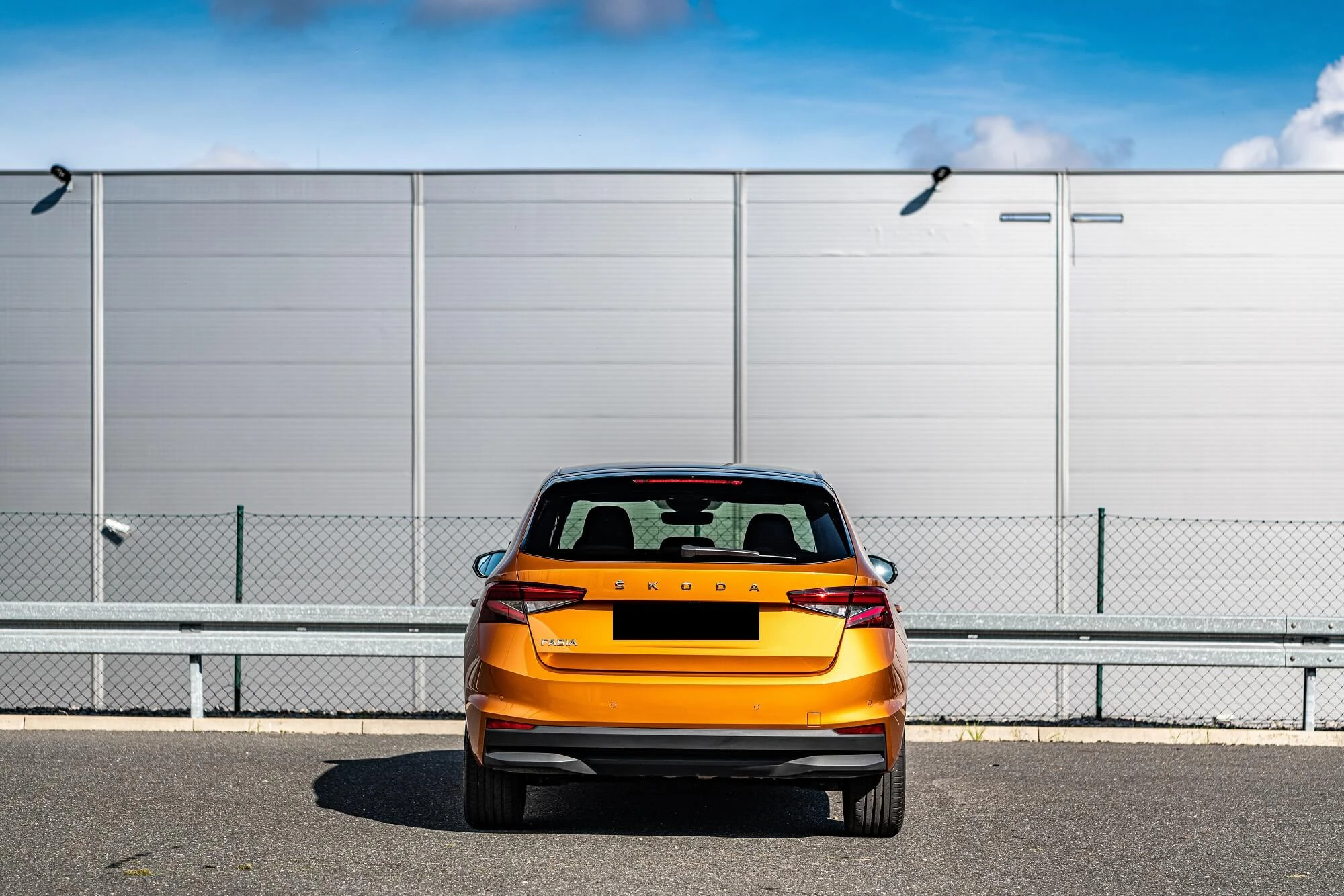 Skoda Fabia Yellow