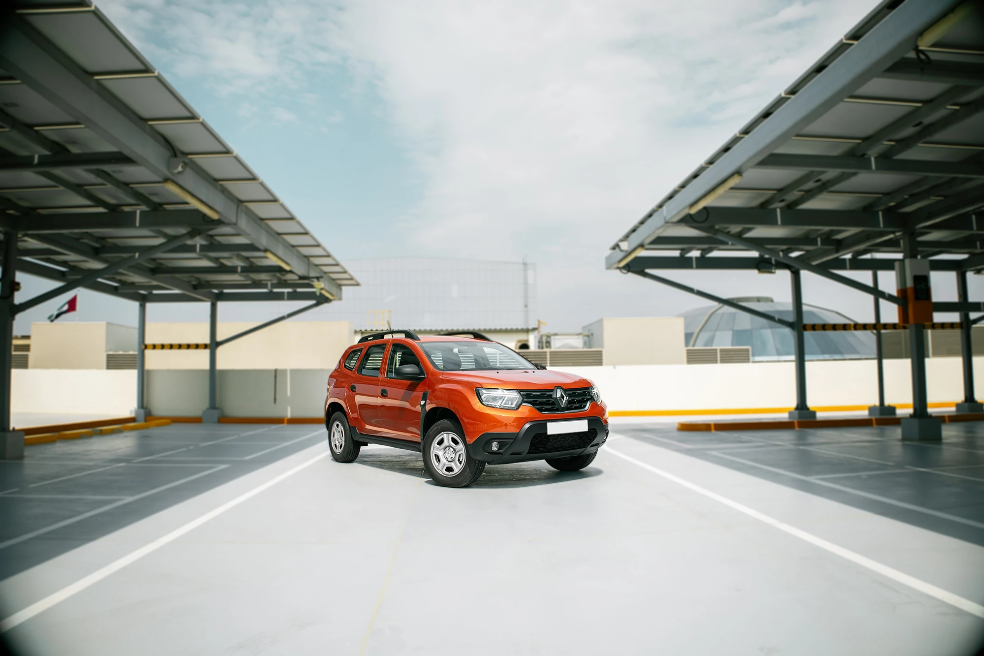 Renault Duster оранжевый