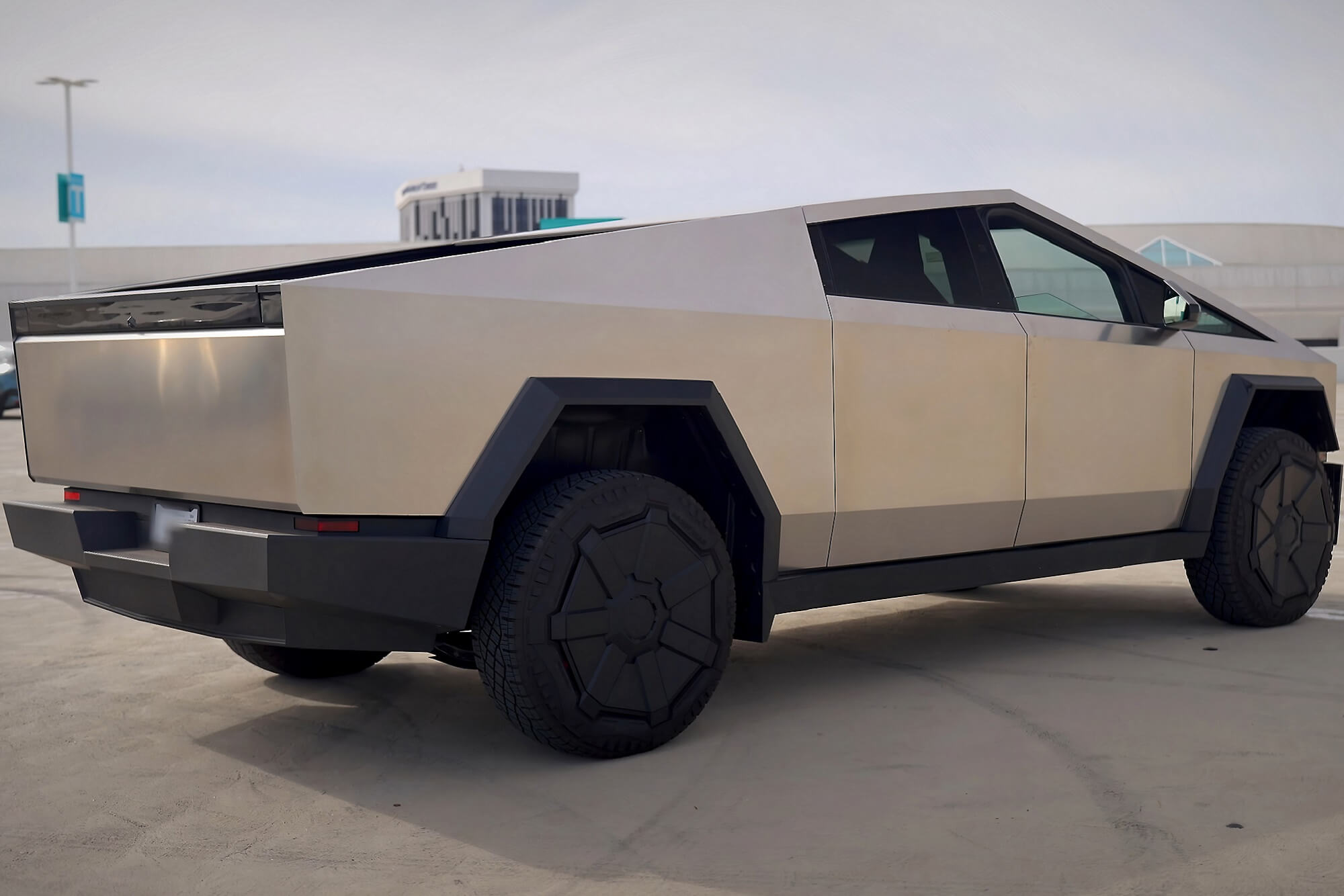 Tesla Cybertruck Silver