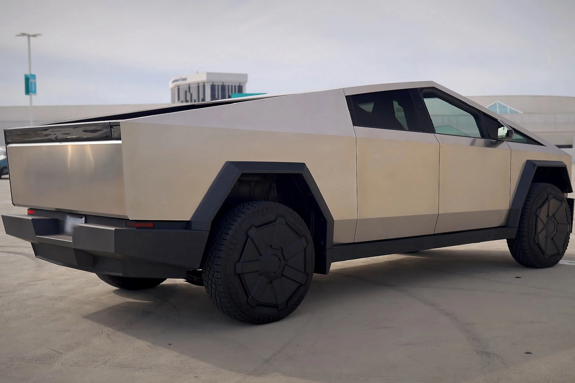 Tesla Cybertruck Silver