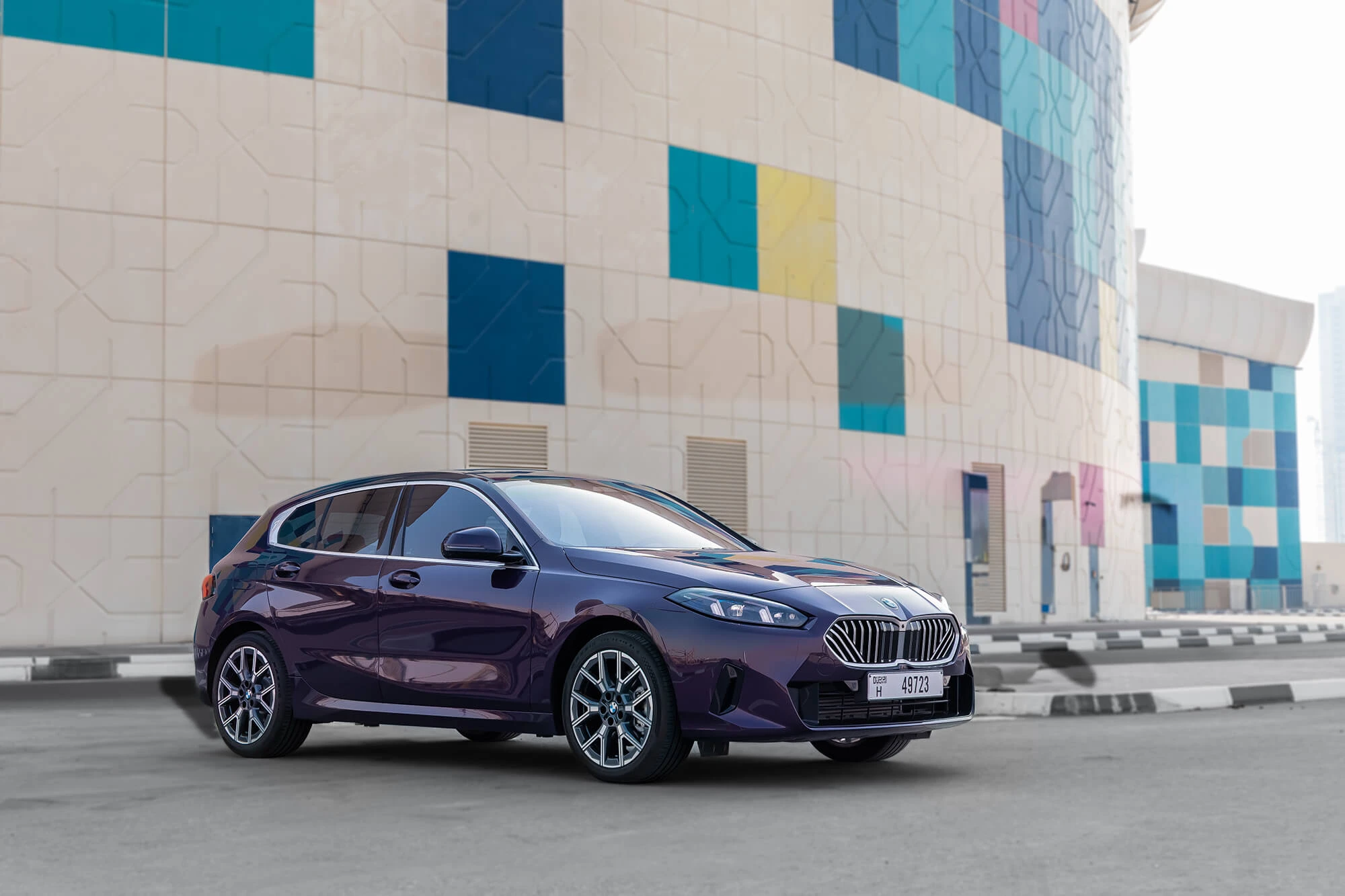 BMW 118i Neue Generation Lila