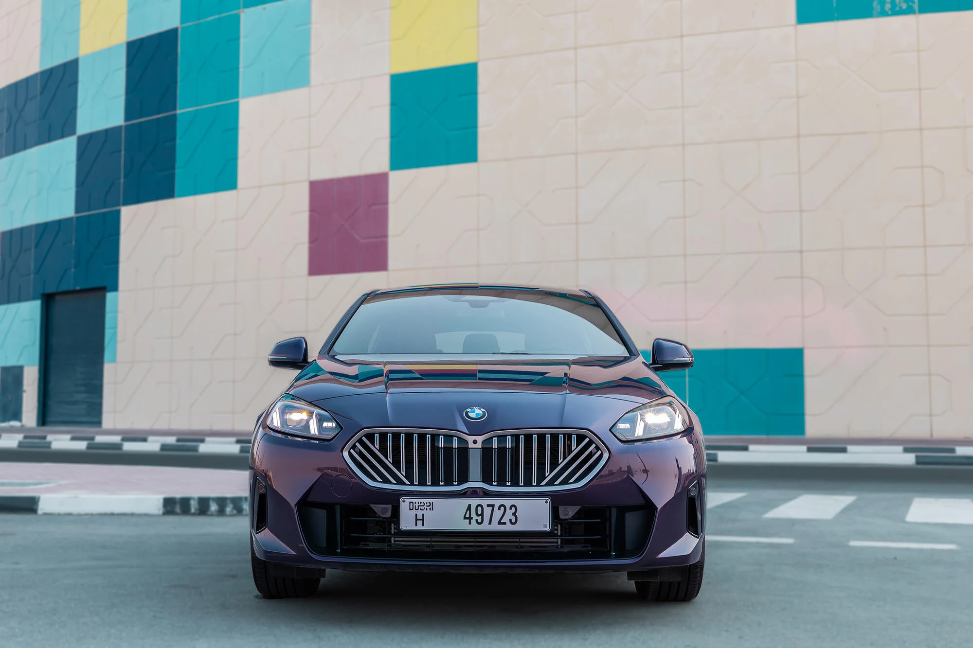 BMW 118i Neue Generation Lila