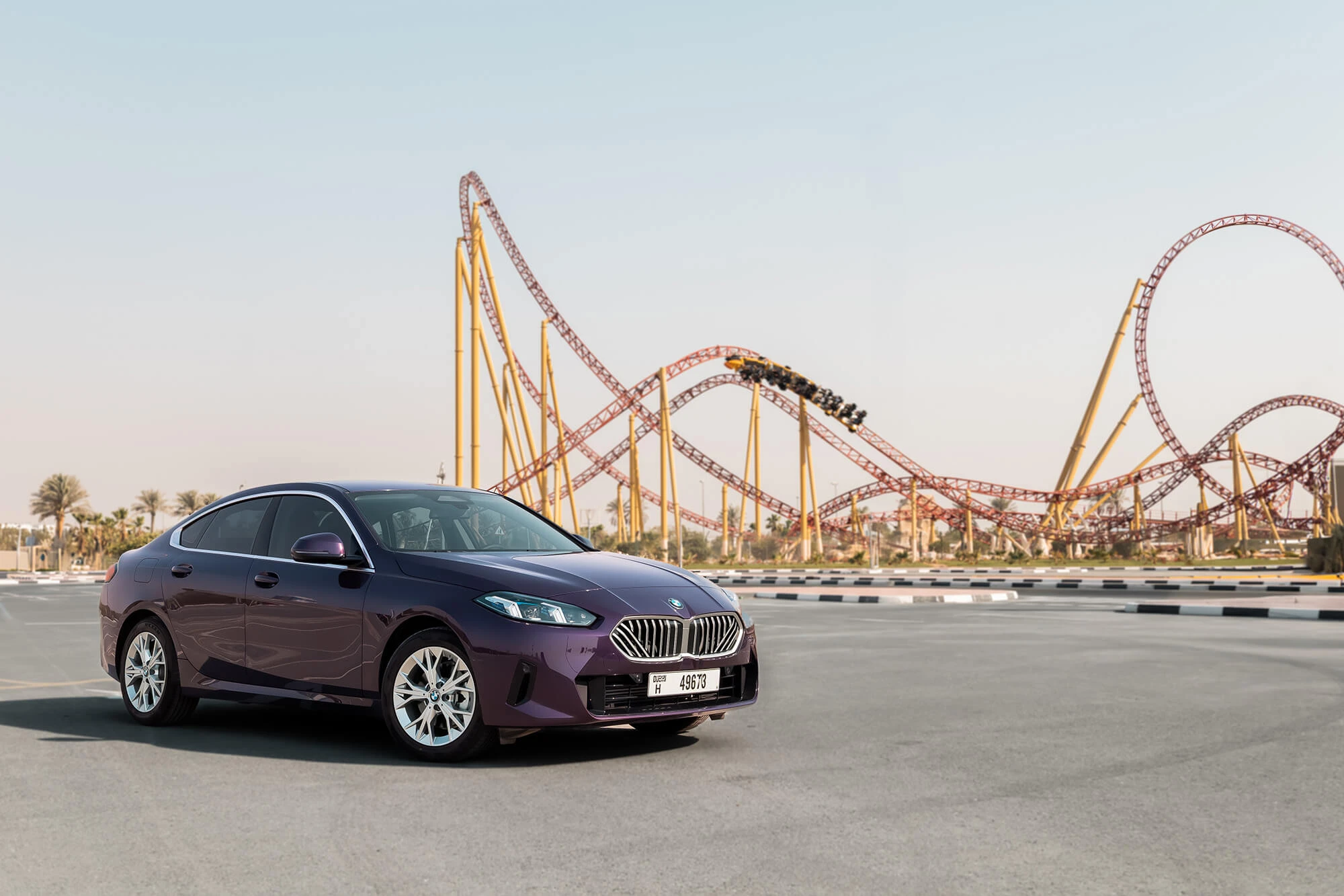 BMW 218i Purple