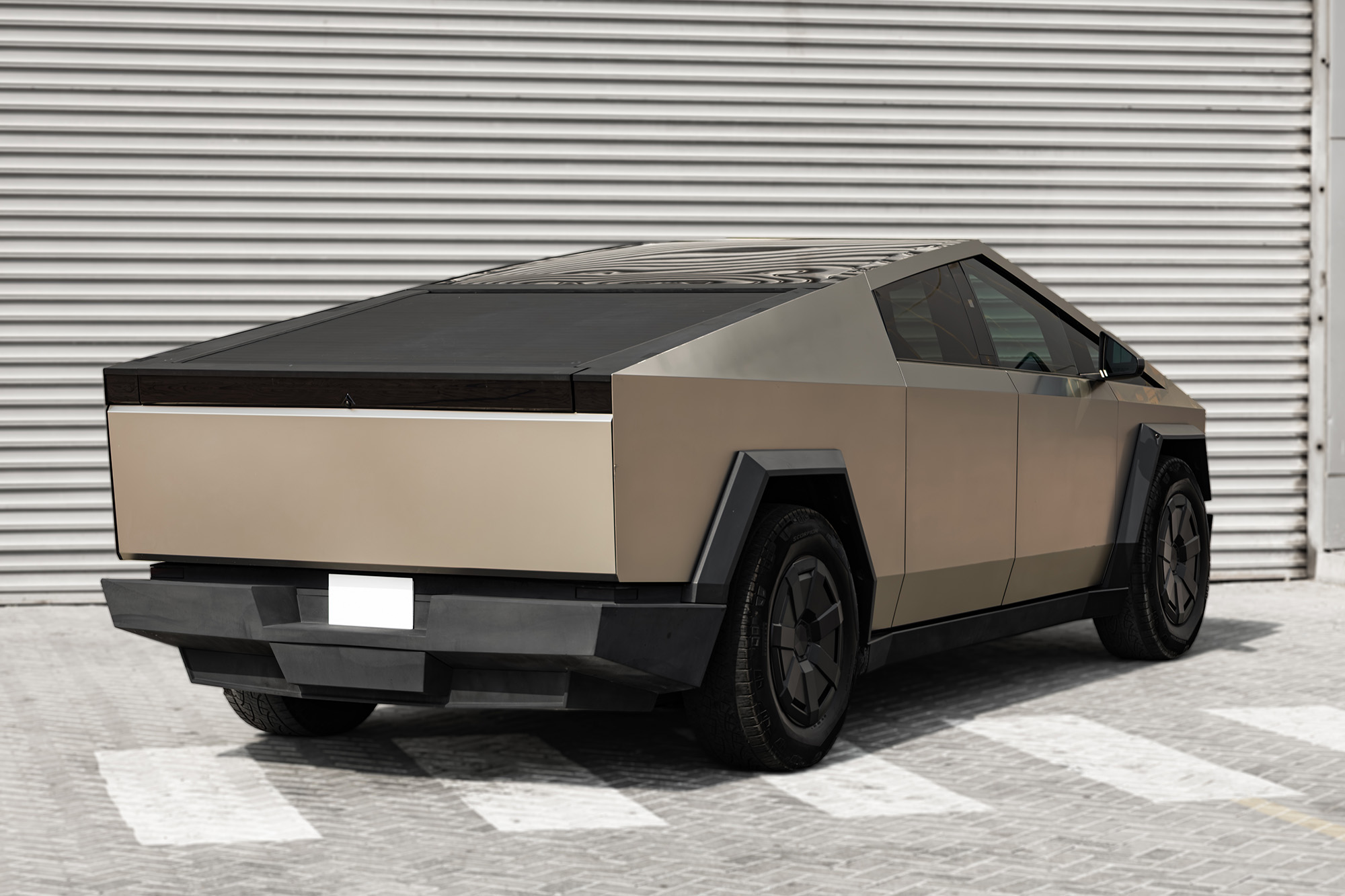 Tesla Cybertruck Silver