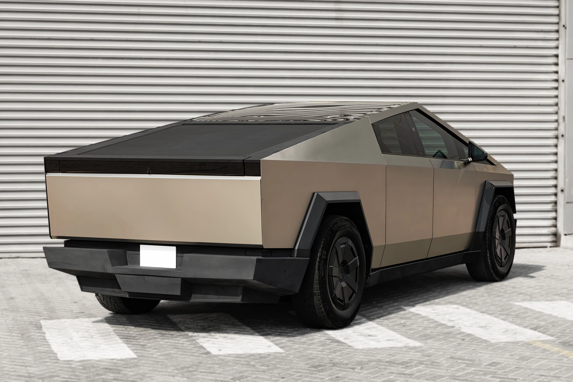 Tesla Cybertruck Silver