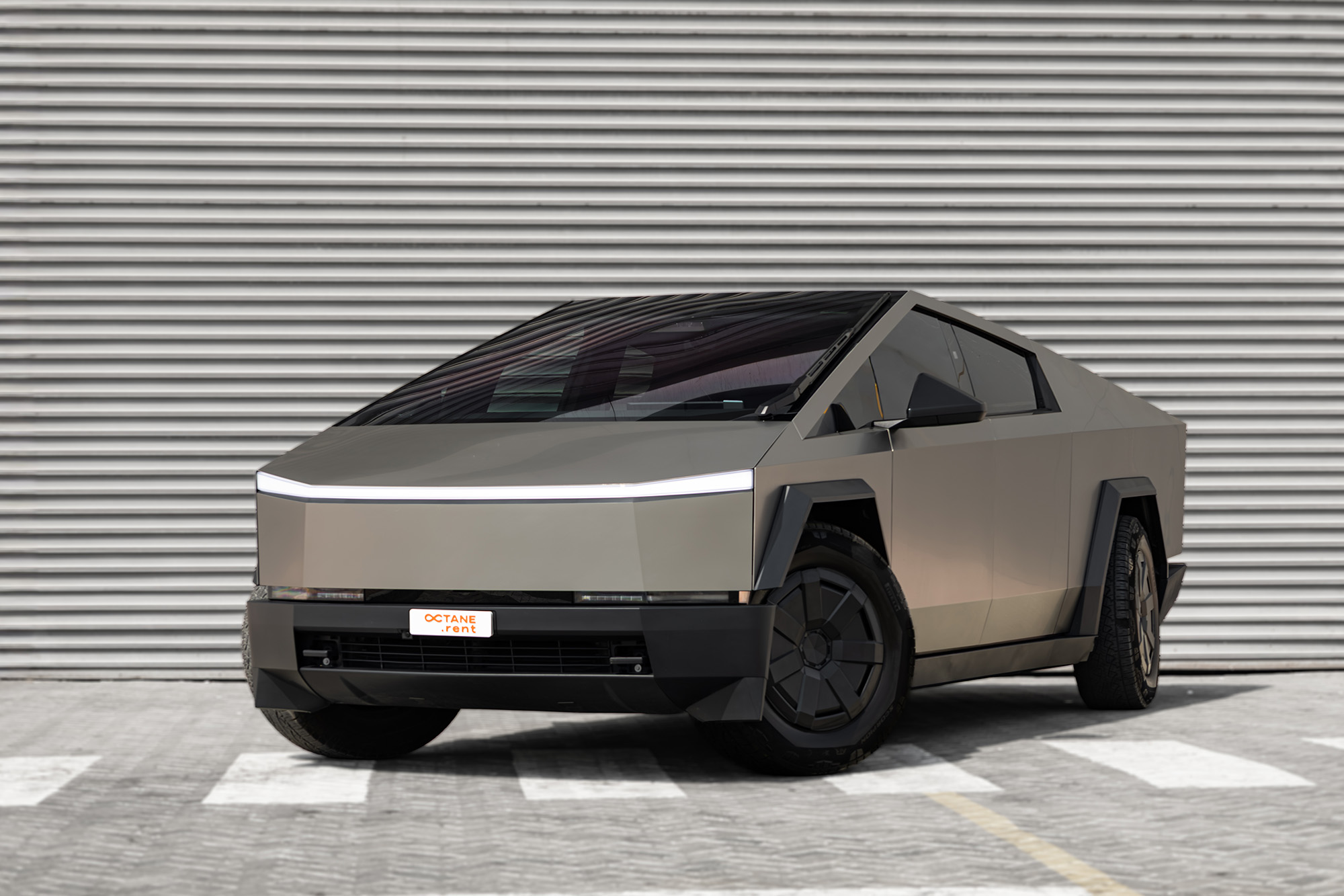 Tesla Cybertruck Silver