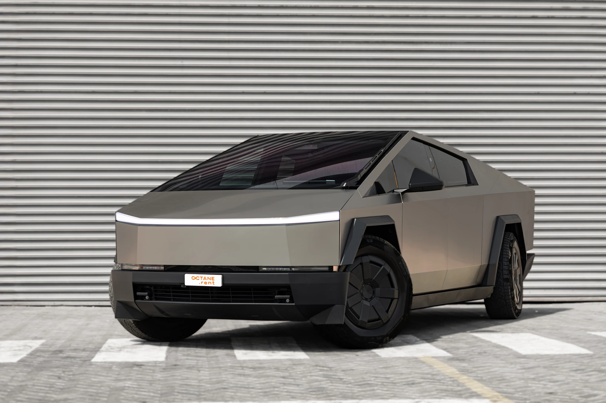 Tesla Cybertruck Silver