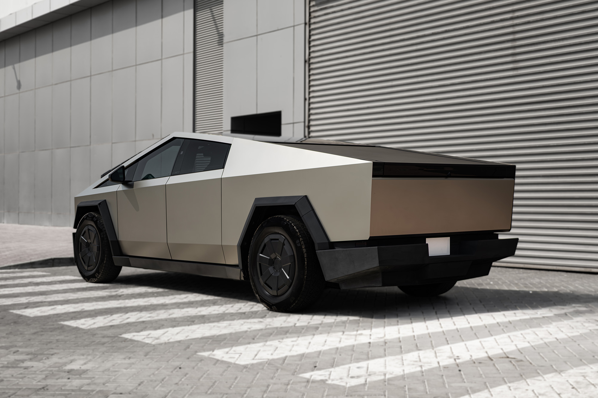 Tesla Cybertruck Silver