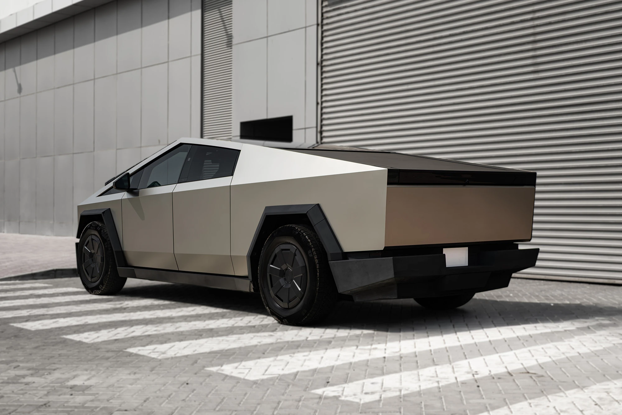 Tesla Cybertruck Silver