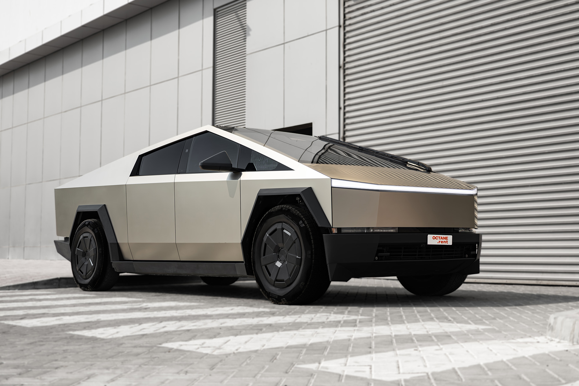 Tesla Cybertruck Silver