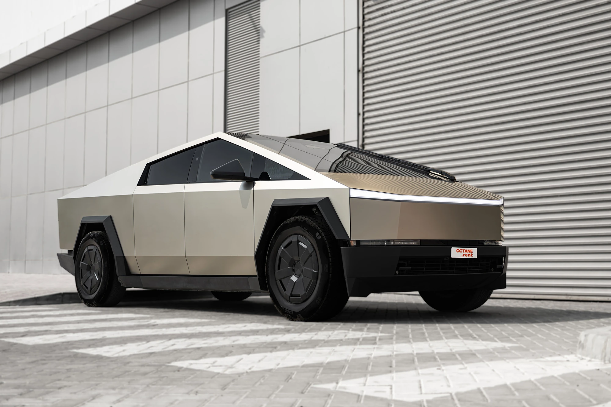 Tesla Cybertruck Silver