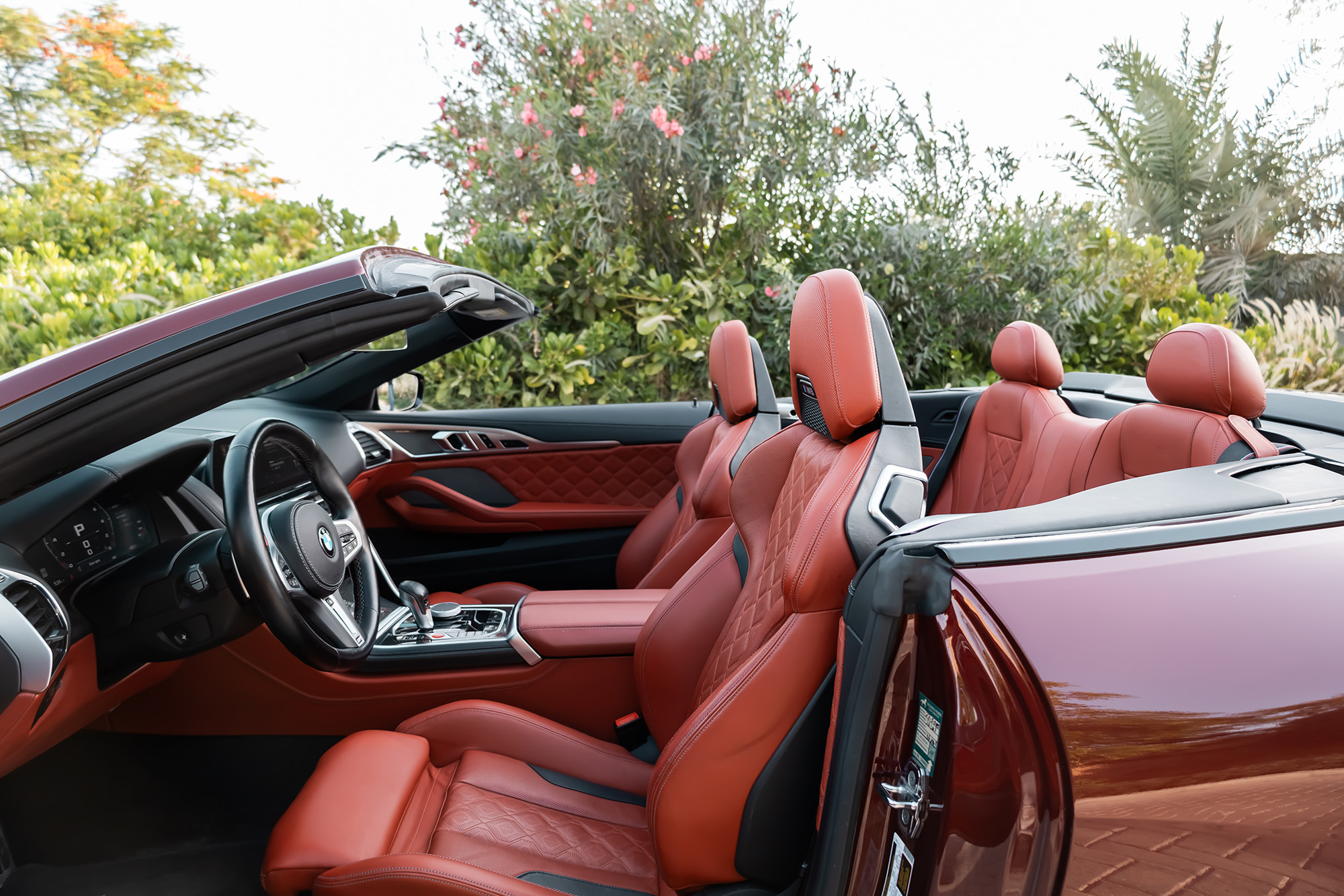 BMW M8 Competition Convertible Red BMW M8 Competition Convertible Red