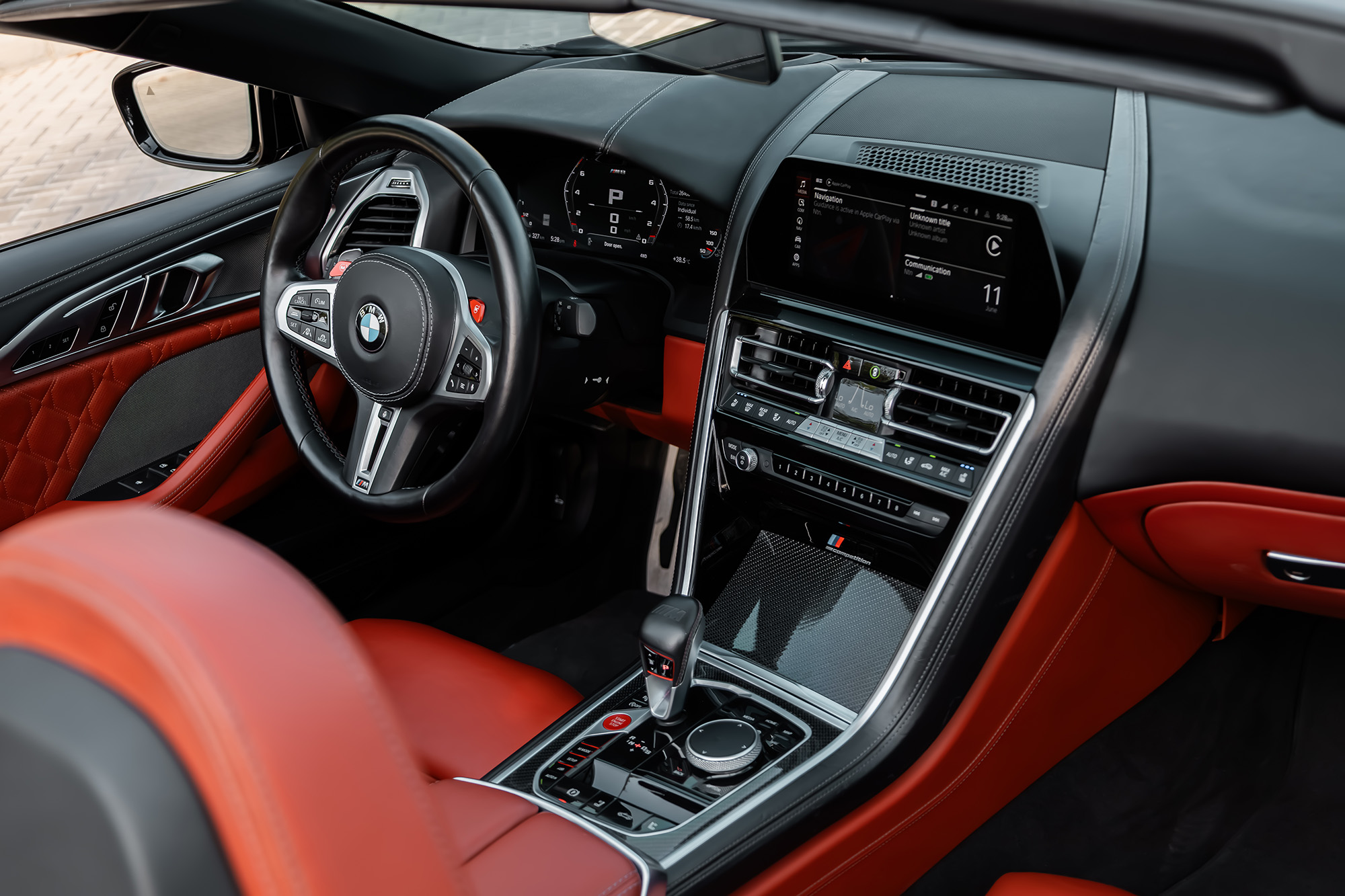 BMW M8 Competition Convertible Red BMW M8 Competition Convertible Red