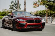 BMW M8 Competition Cabrio Kırmızı