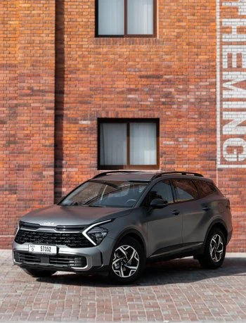 كيا سبورتاج الجيل الجديد من كيا سبورتاج رمادي غير لامع