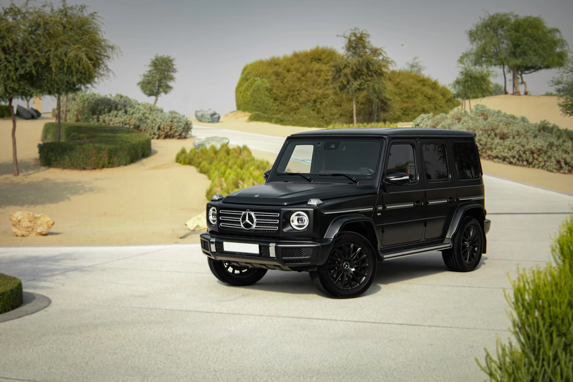 Mercedes G-Klasse 550 Zwart Mat