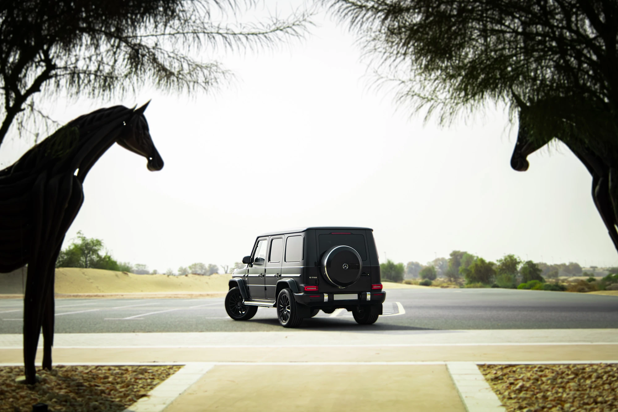 Mercedes G-Klasse 550 Zwart Mat
