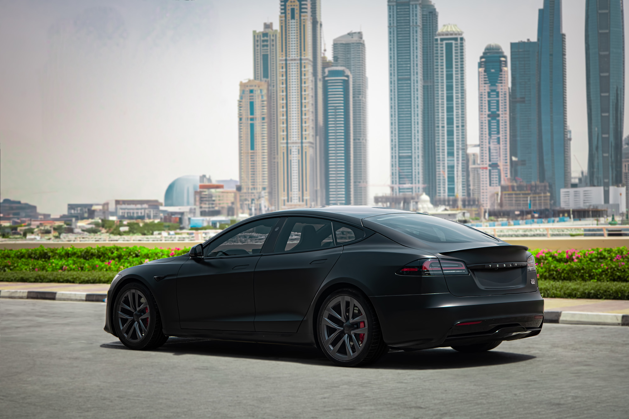 Tesla Model S Plaid Black Matte