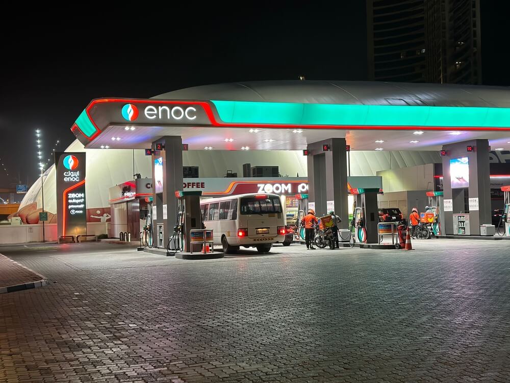 Estações de serviço ENOC no Dubai