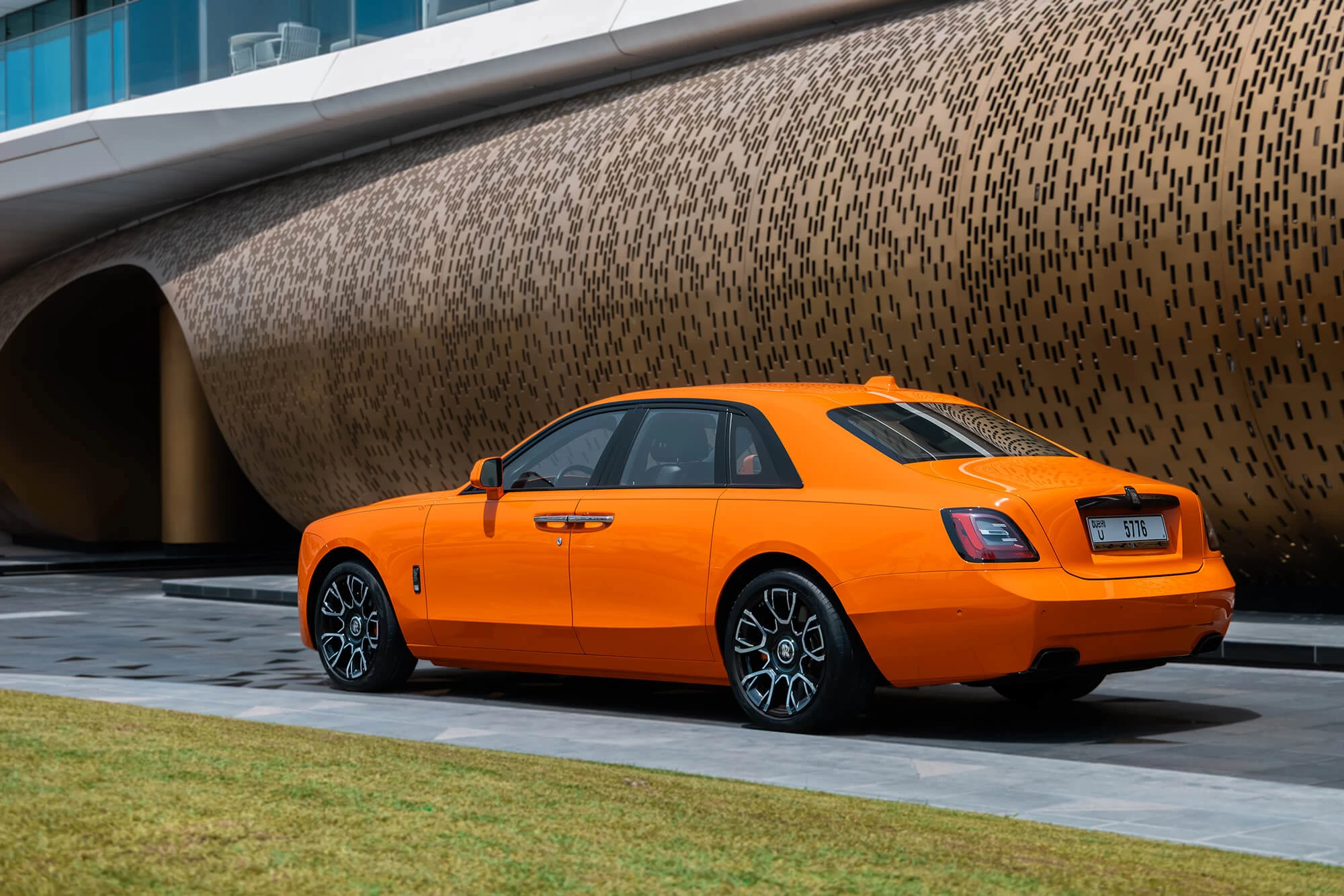 Rolls-Royce Ghost Black Badge arancione