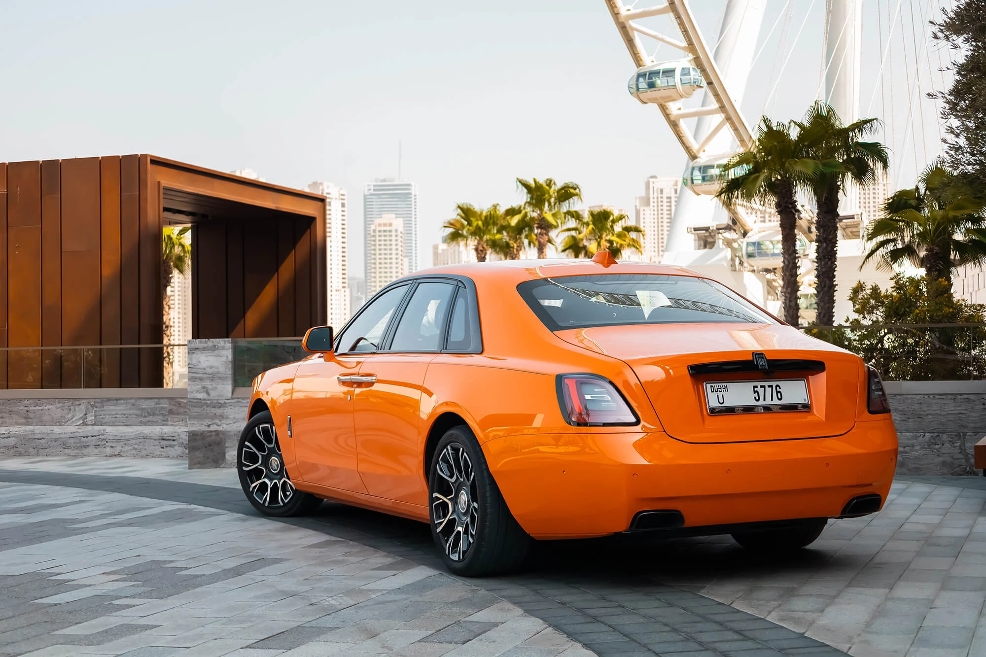 Rolls-Royce Ghost Black Badge arancione