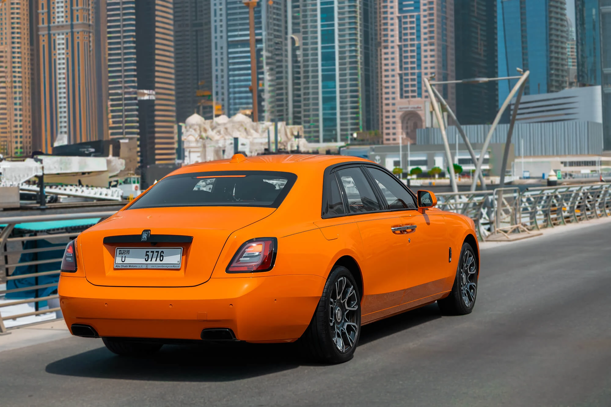Rolls-Royce Ghost Black Badge arancione