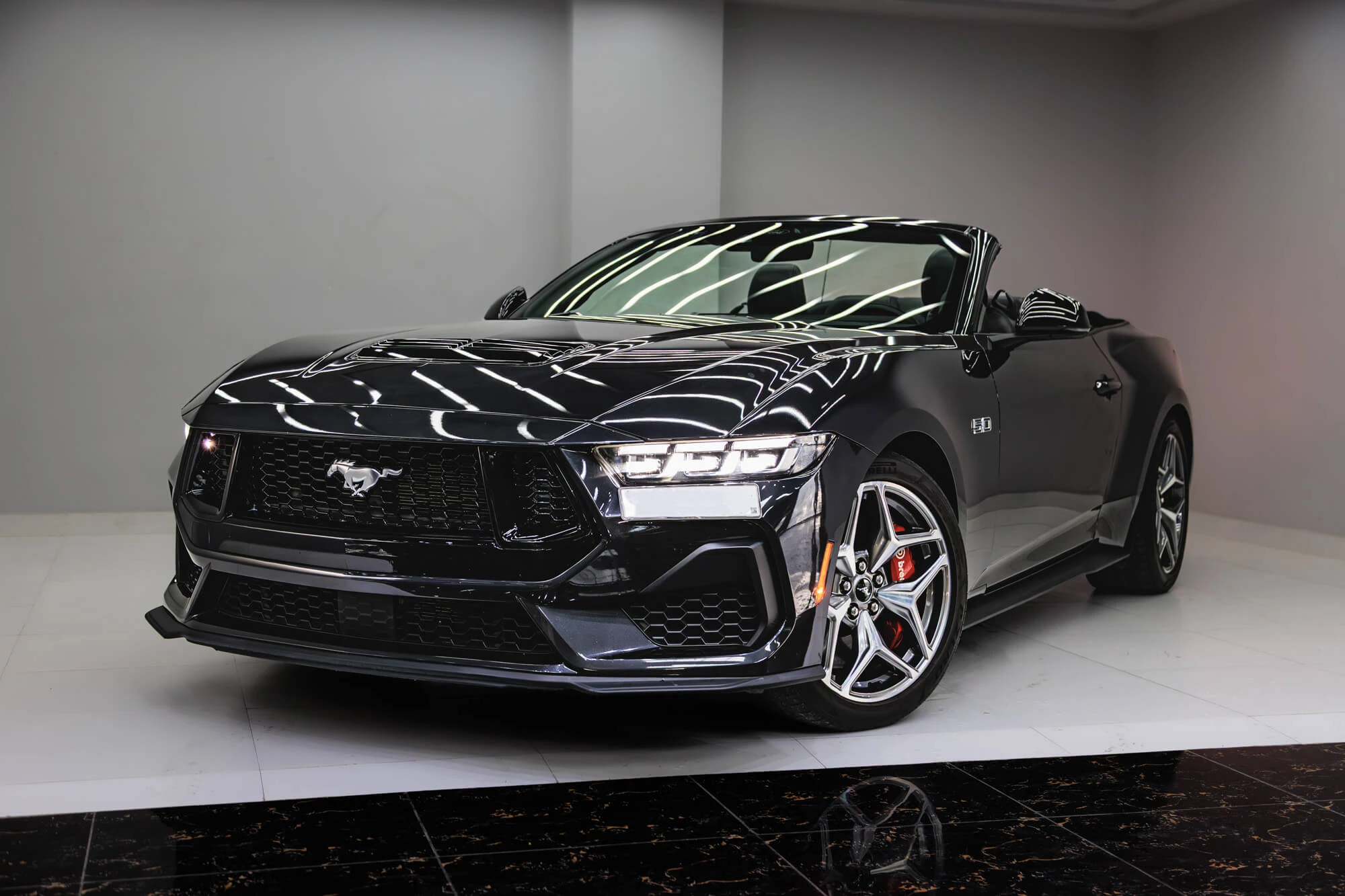 Ford Mustang Convertible New Gen Black Ford Mustang Convertible New Gen Black