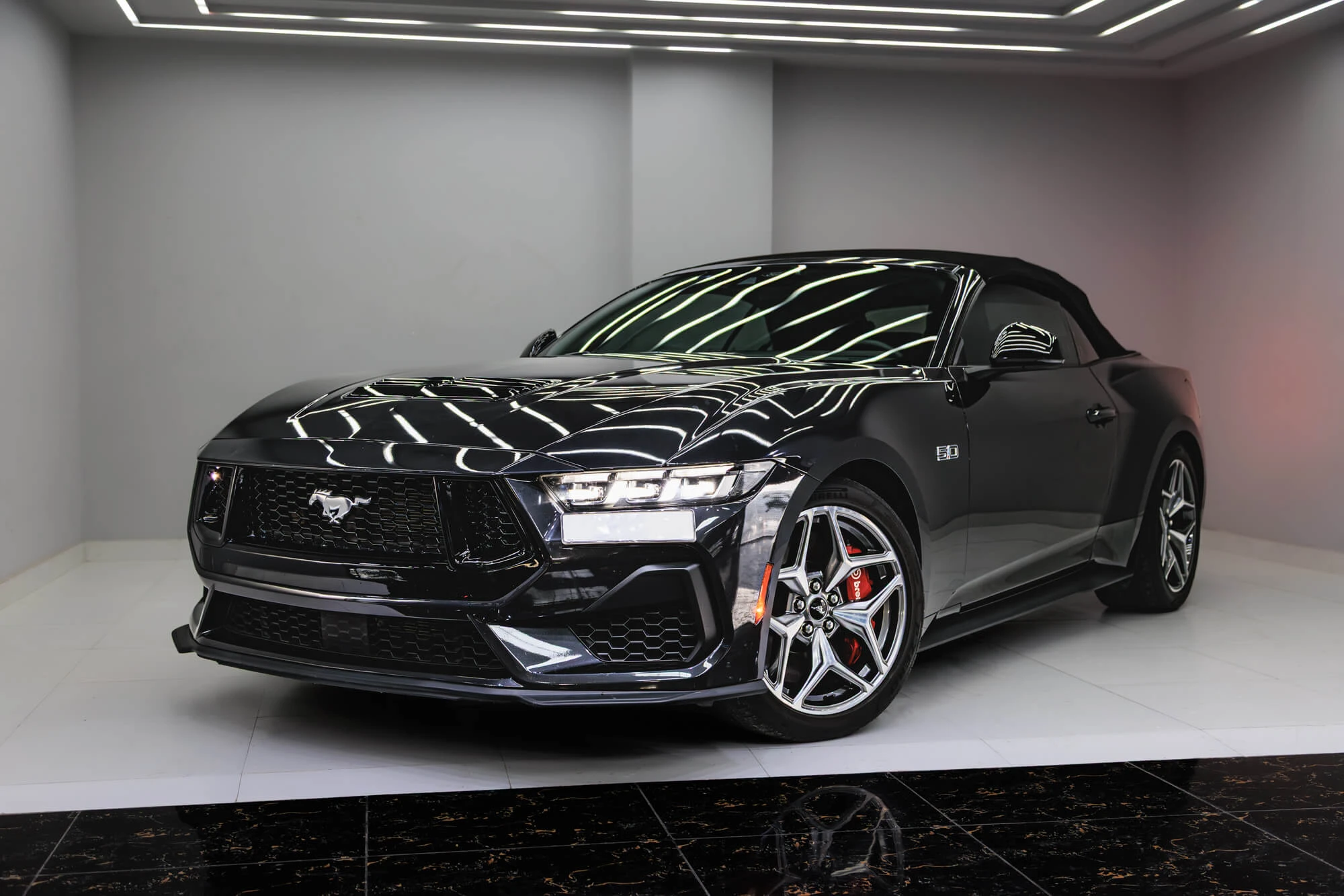 Ford Mustang Convertible New Gen Black Ford Mustang Convertible New Gen Black