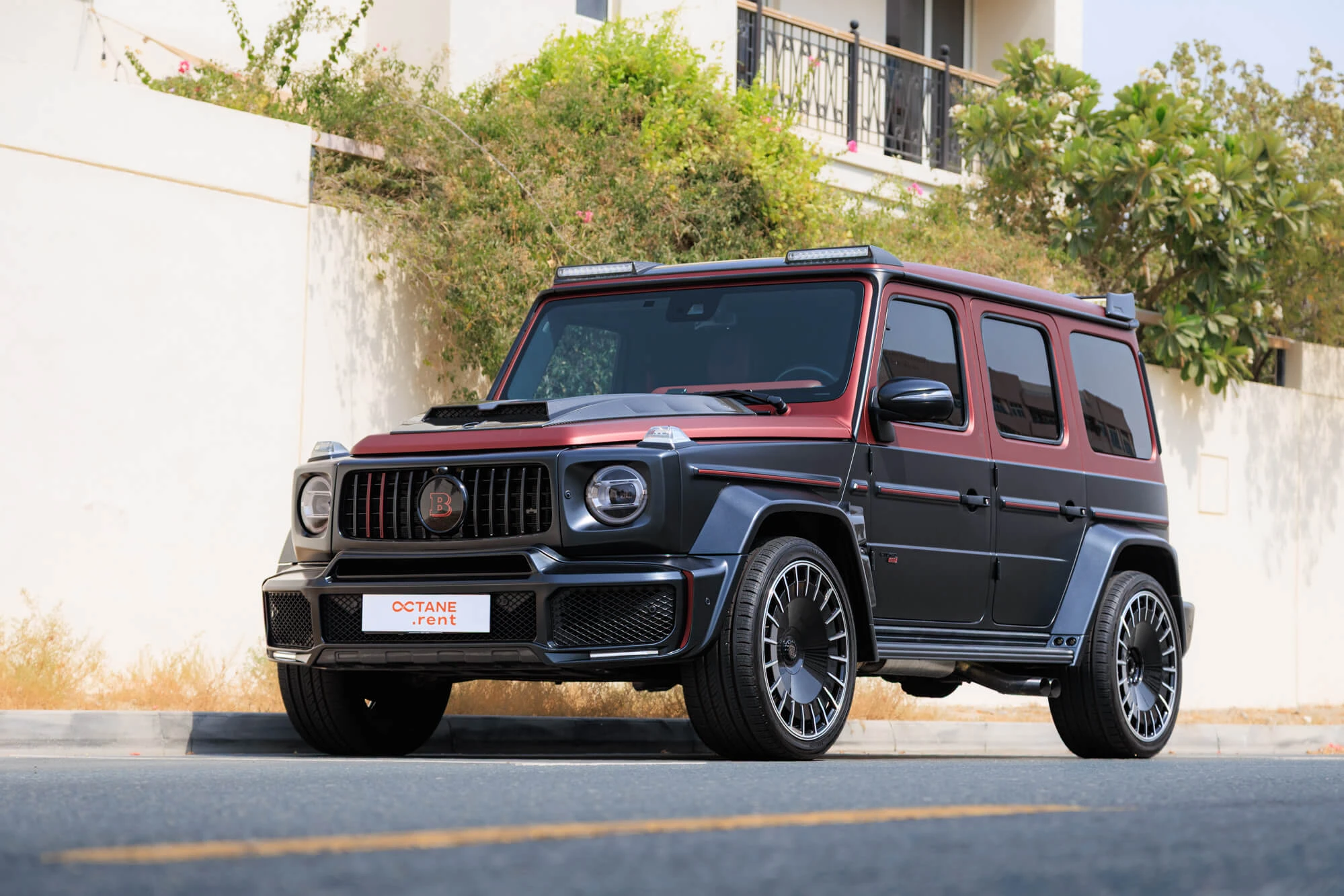 Mercedes G-Class Brabus 800 Carbon Kit Black Matte & Red