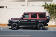 Mercedes G-Class Brabus 800 Carbon Kit черный матовый и красный