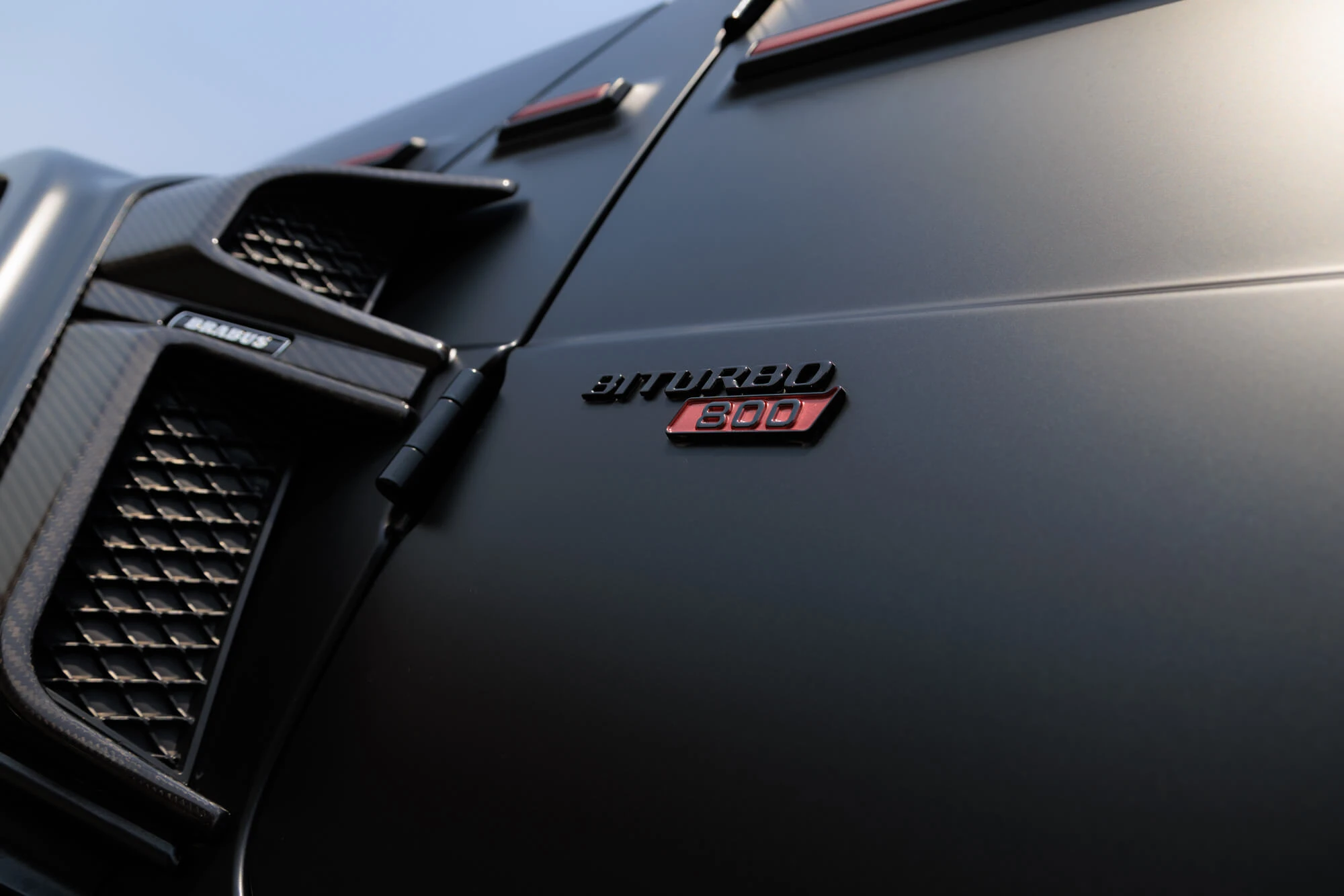 Mercedes G-Class Brabus 800 Carbon Kit Black Matte & Red