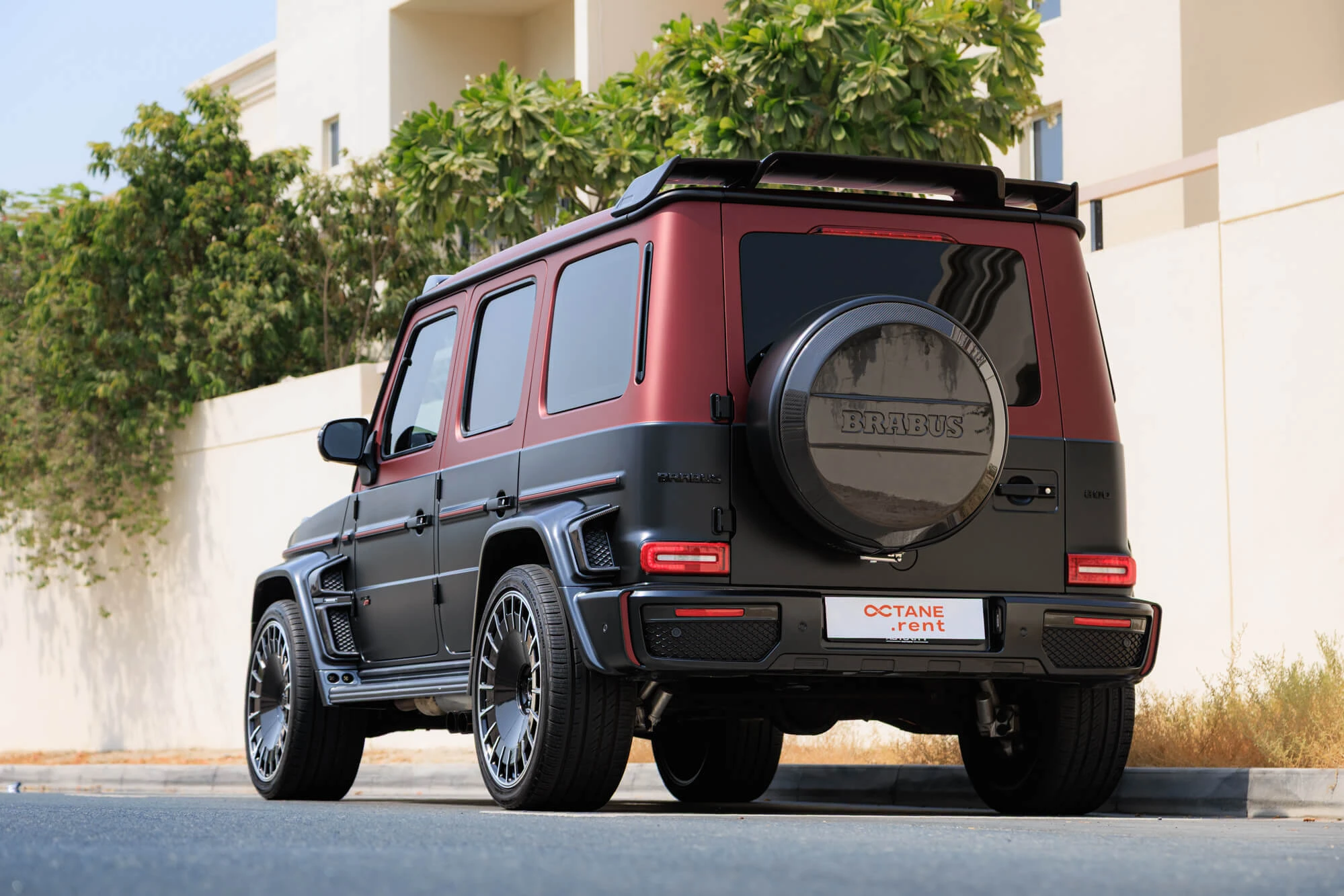 Mercedes G-Class Brabus 800 Carbon Kit Black Matte & Red