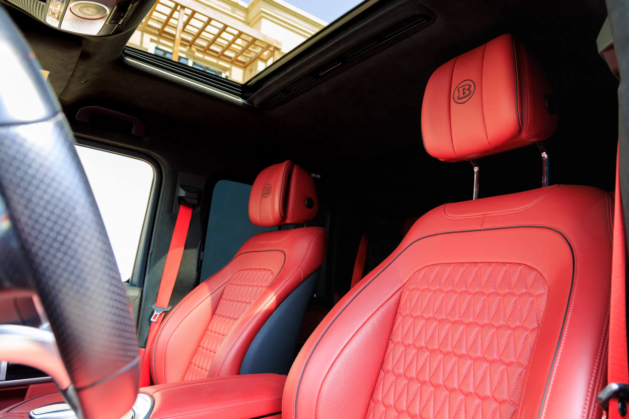Mercedes G-Class Brabus 800 Carbon Kit Black Matte & Red