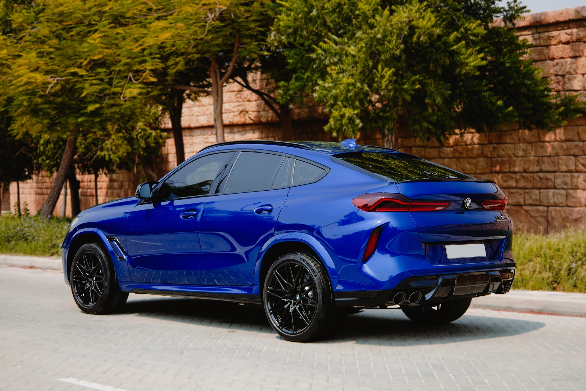 BMW X6M Azul Competición