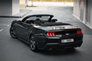 Ford Mustang Cabriolet Nieuwe Gen Zwart