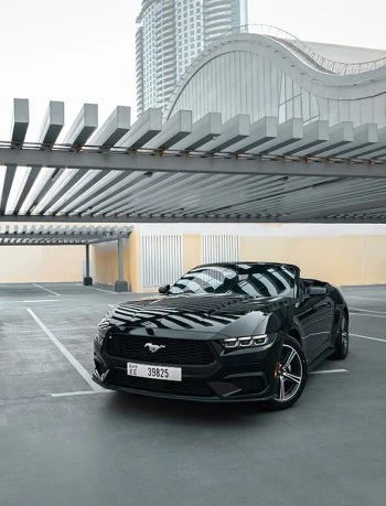 فورد موستانج مكشوفة فورد موستانج الجيل الجديد الأسود