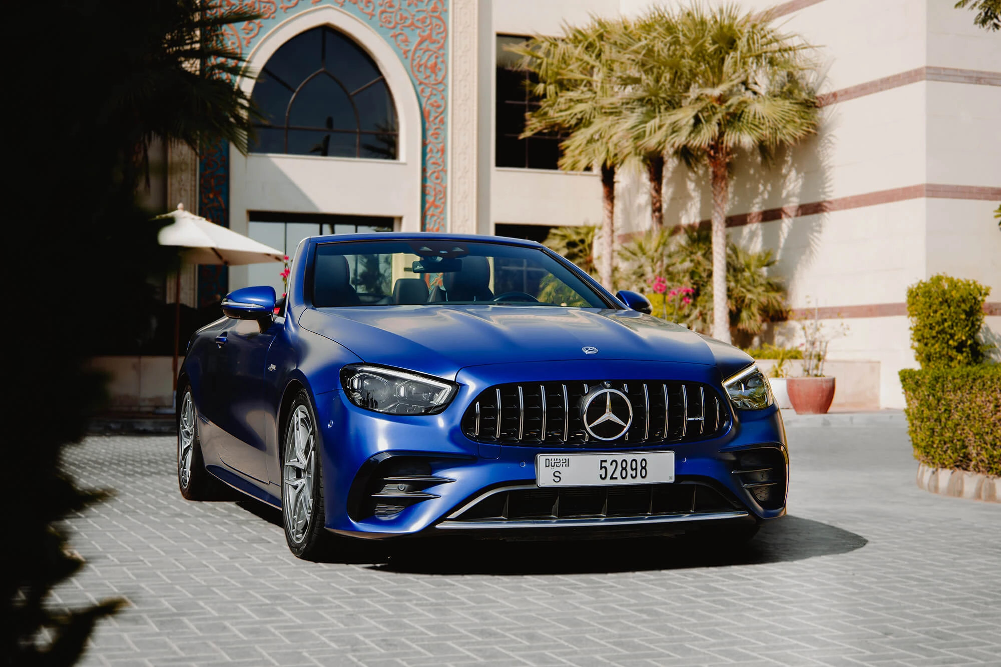 Mercedes E53 AMG Кабриолет синий
