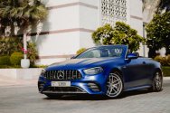 Mercedes E53 AMG Кабриолет синий