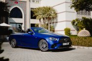 Mercedes E53 AMG Кабриолет синий