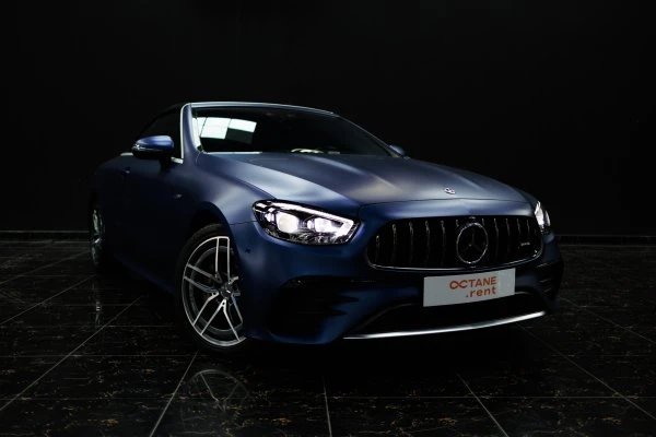Mercedes E53 AMG Convertible Blue