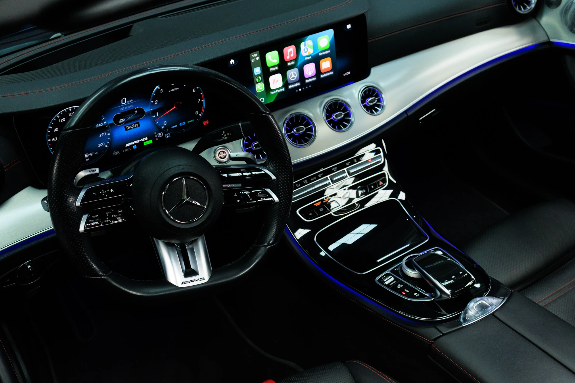 Mercedes E53 AMG Convertible Blue Mercedes E53 AMG Convertible Blue
