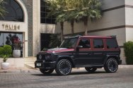 Mercedes G-Class Brabus 800 Kit Carbono Preto Mate e Vermelho